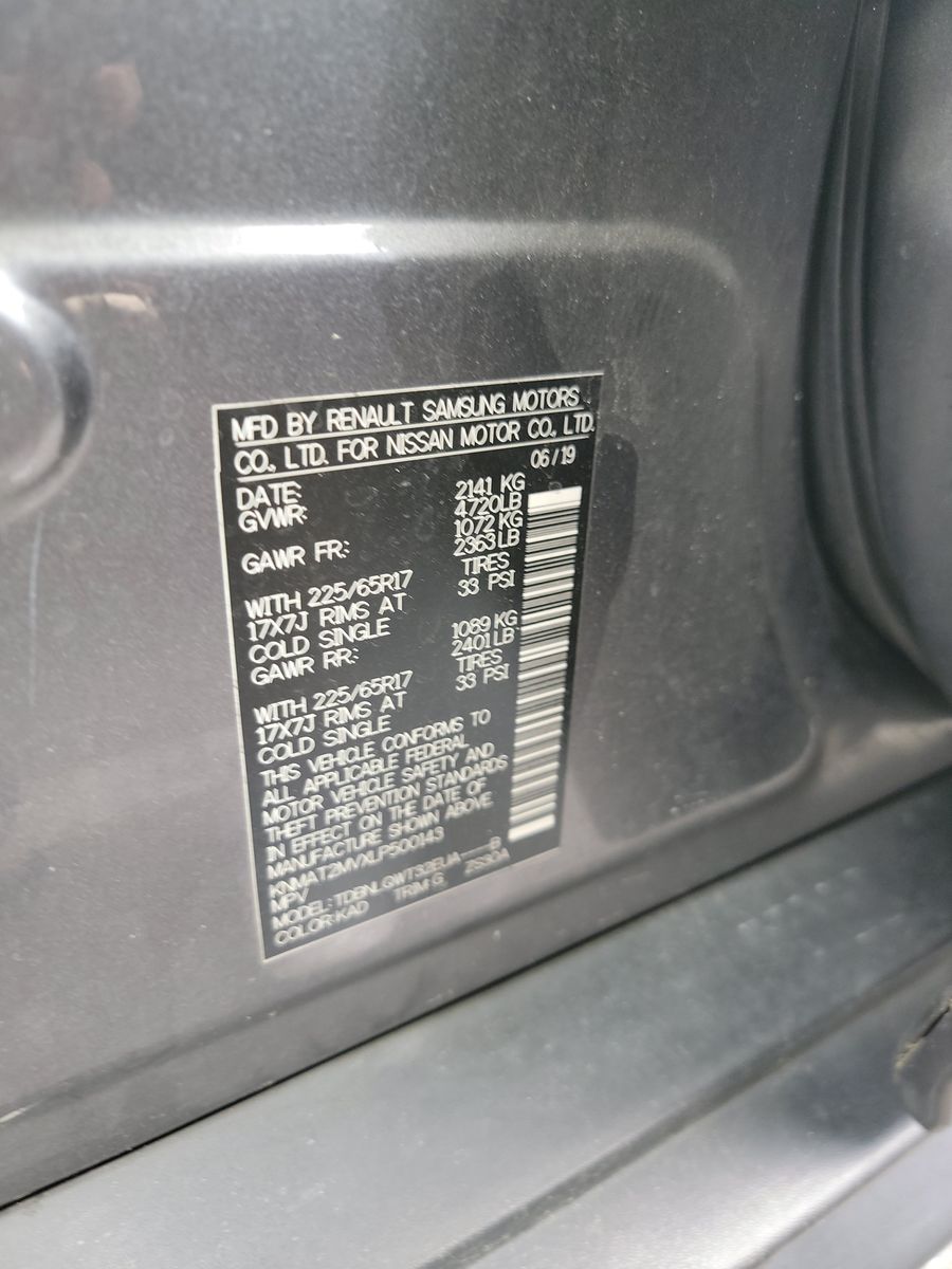 2020 Nissan Rogue SV AWD