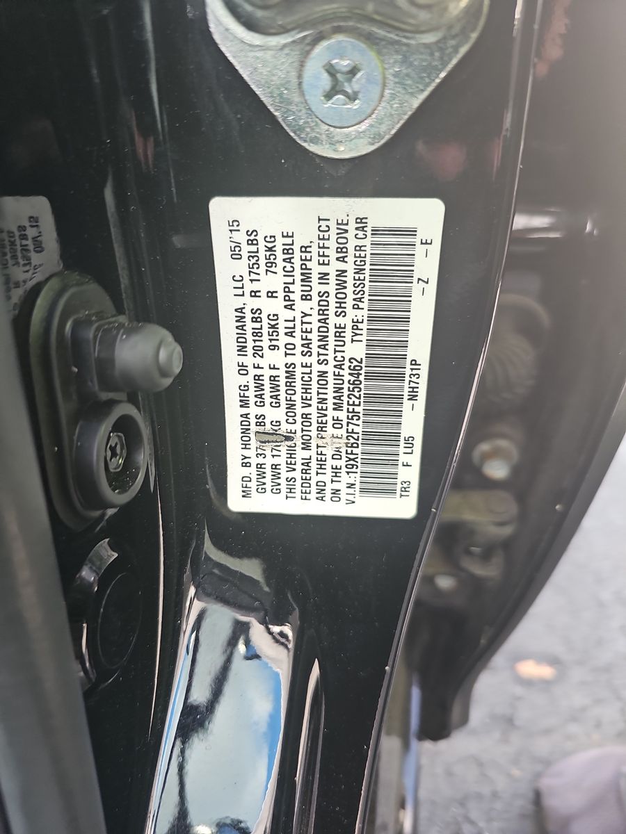 2015 Honda Civic SE FWD