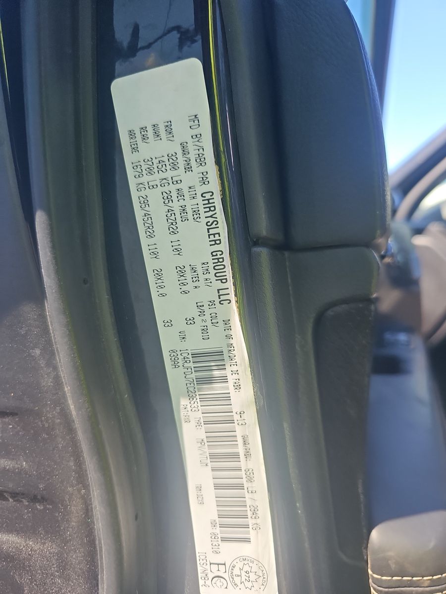 2014 Jeep Grand Cherokee SRT8 AWD