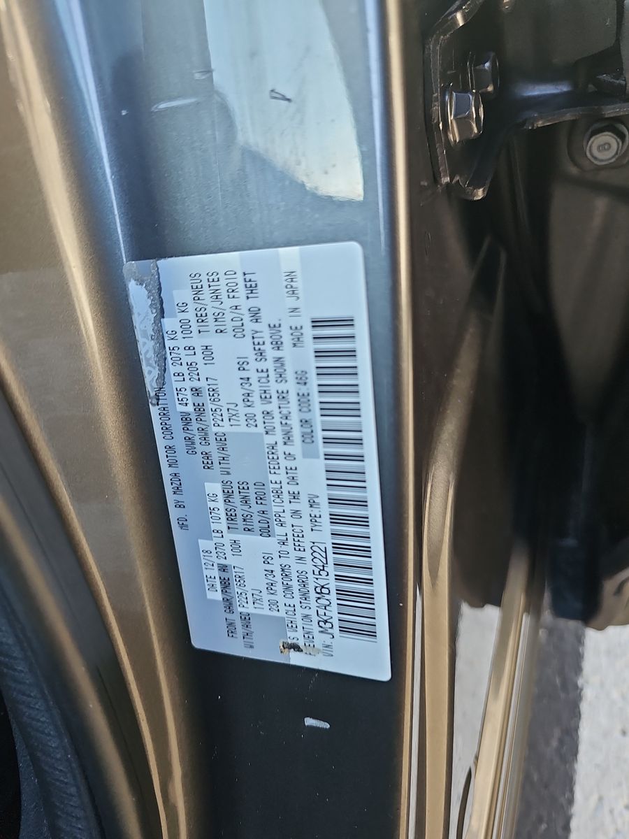 2019 MAZDA CX-5 Touring FWD