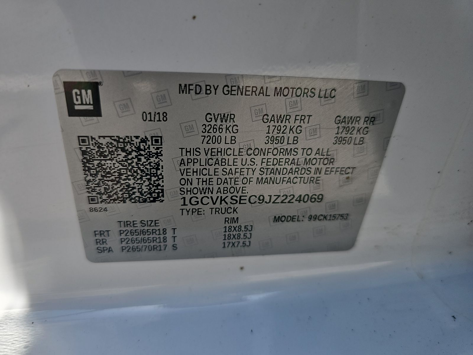 2018 Chevrolet Silverado 1500 LTZ AWD