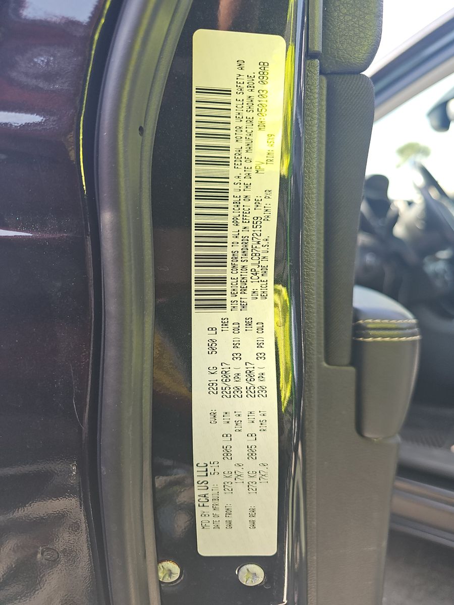 2015 Jeep Cherokee Latitude FWD