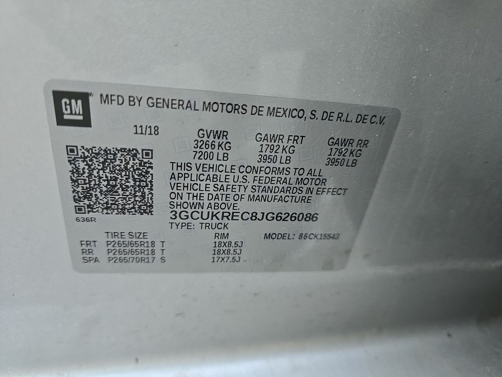 2018 Chevrolet Silverado 1500 LT Z71 AWD