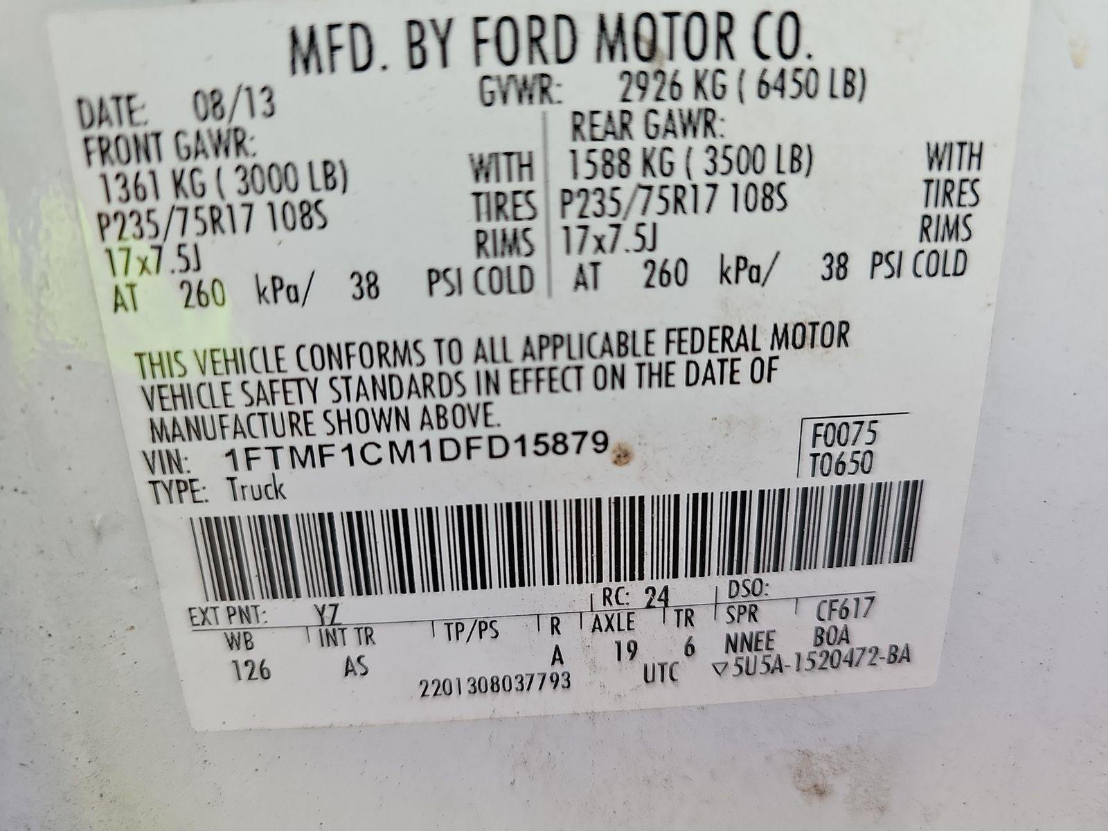 2013 Ford F-150 XL RWD
