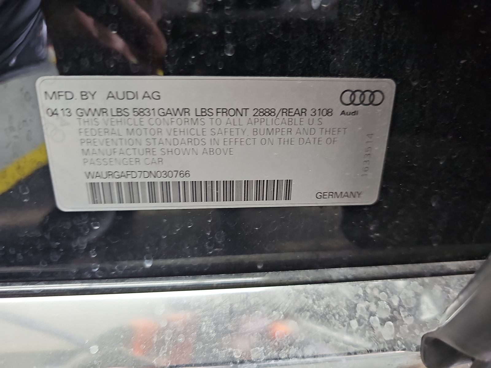 2013 Audi A8 L 3.0T AWD