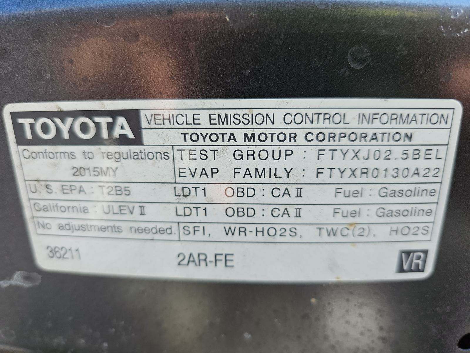 2015 Toyota RAV4 XLE FWD
