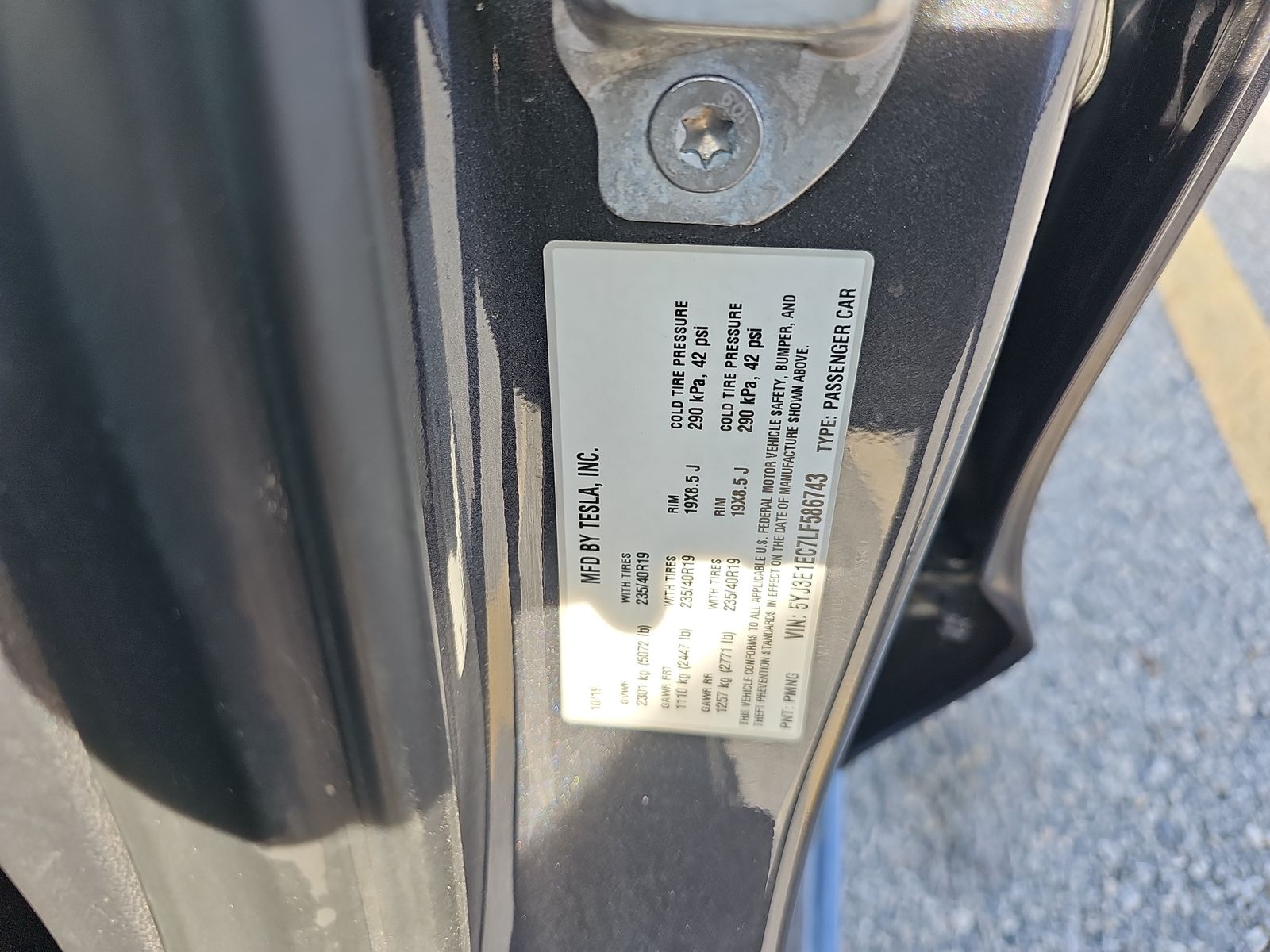 2020 Tesla Model 3 Performance AWD