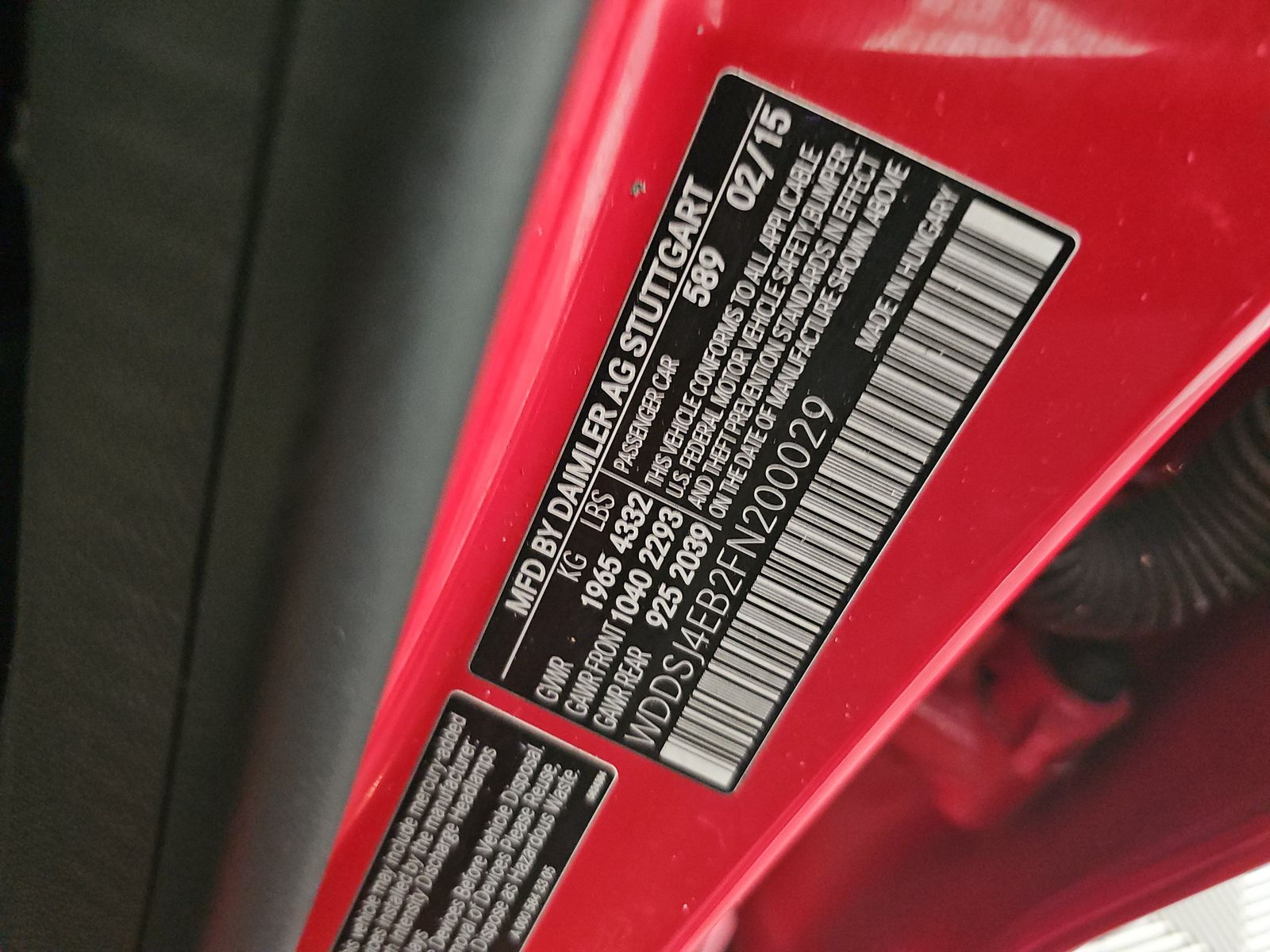 2015 Mercedes-Benz CLA CLA 250 FWD