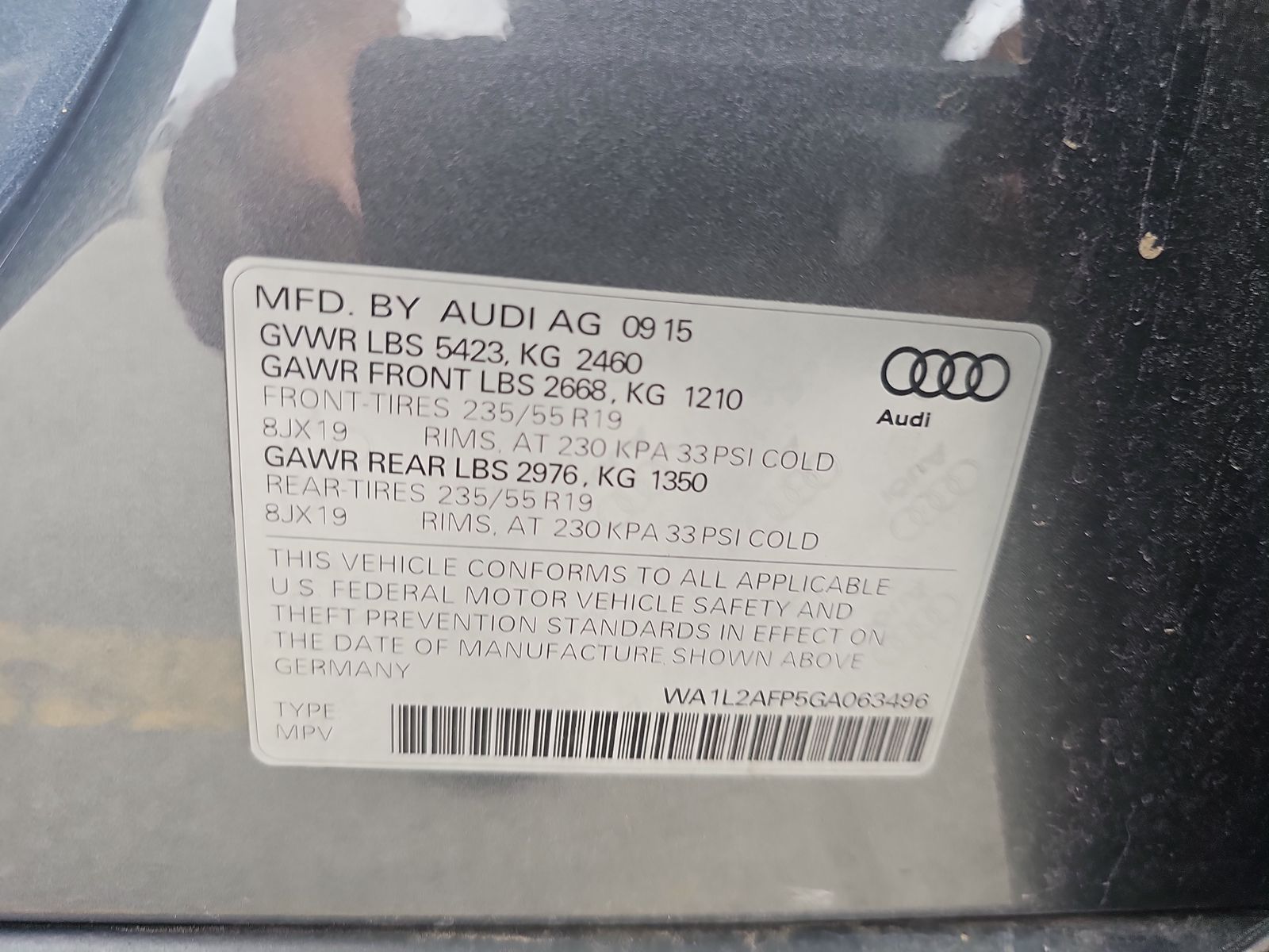 2016 Audi Q5 2.0T Premium Plus AWD