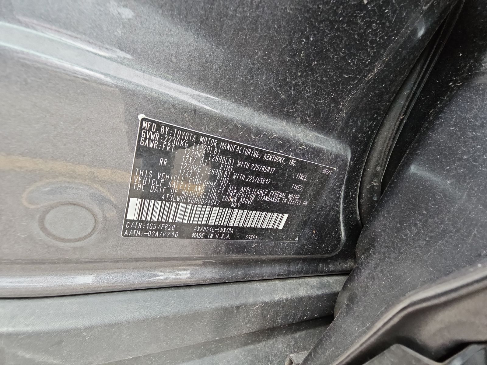 2021 Toyota RAV4 Hybrid LE AWD