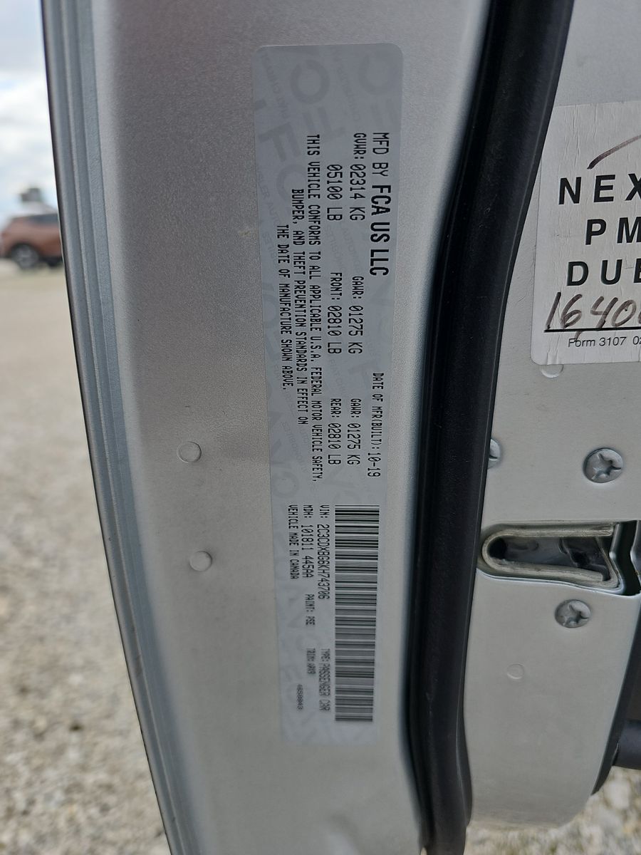 2019 Dodge Charger SXT RWD