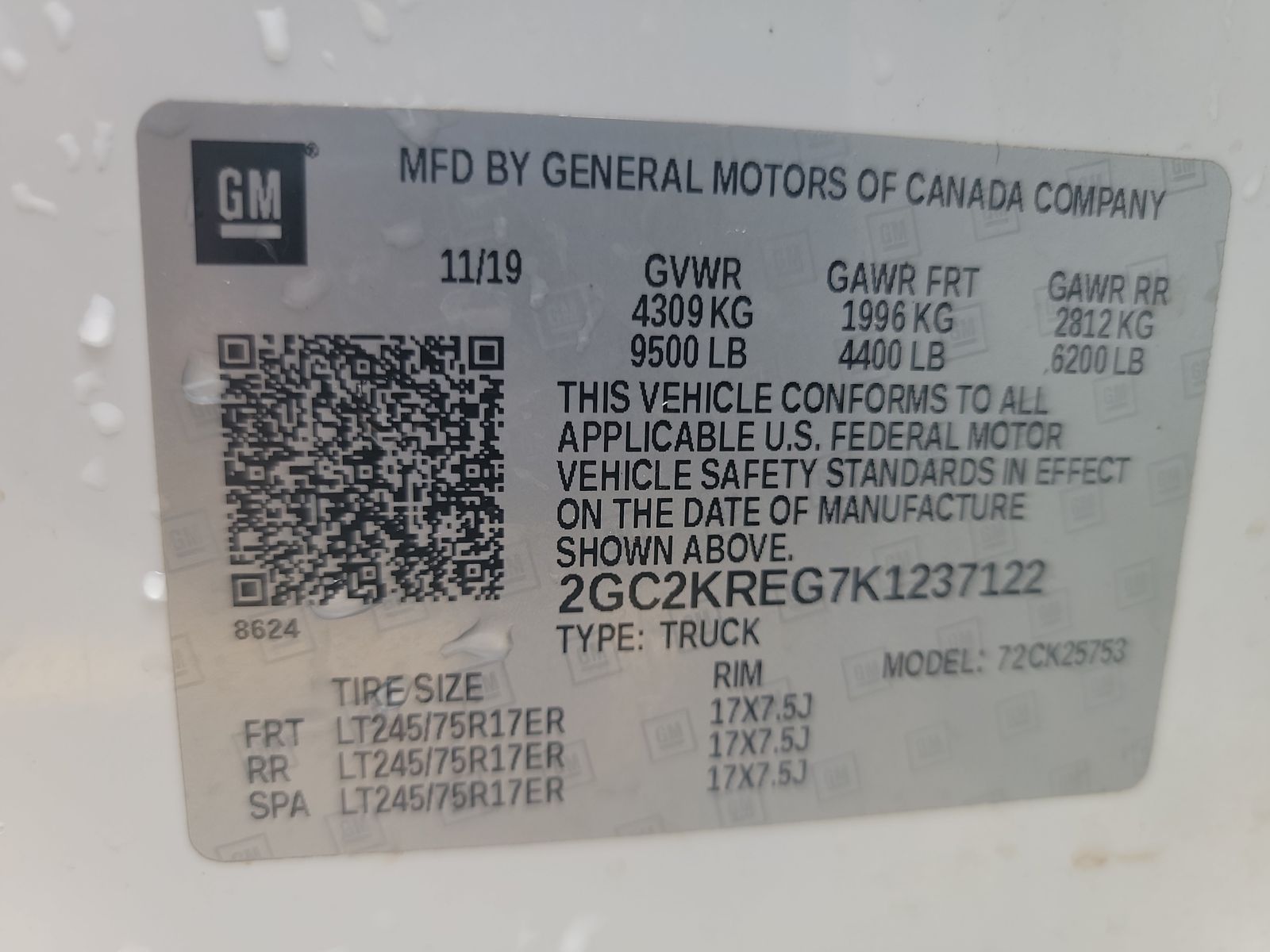 2019 Chevrolet Silverado 2500HD Work Truck AWD