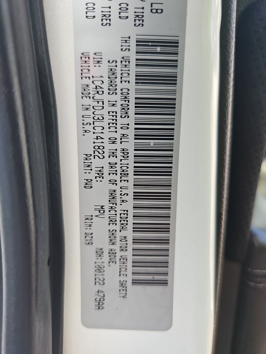 2020 Jeep Grand Cherokee SRT AWD