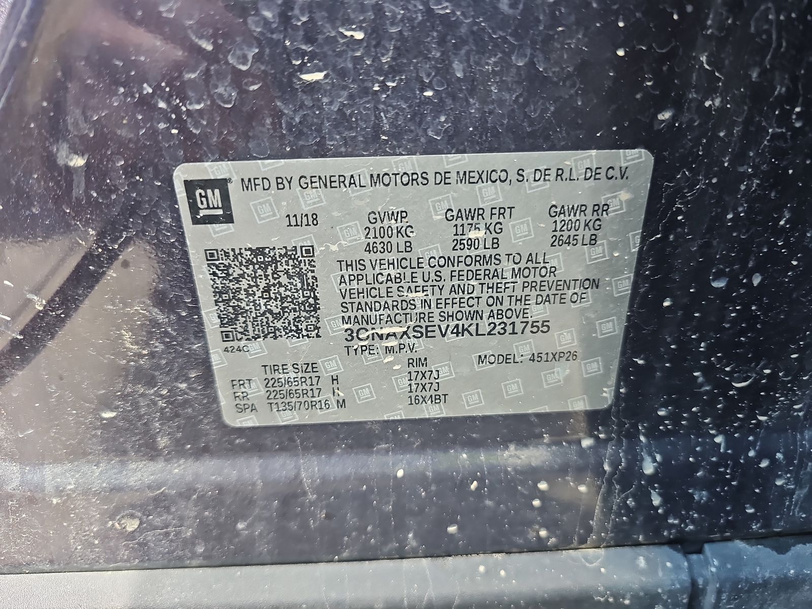 2019 Chevrolet Equinox LS AWD