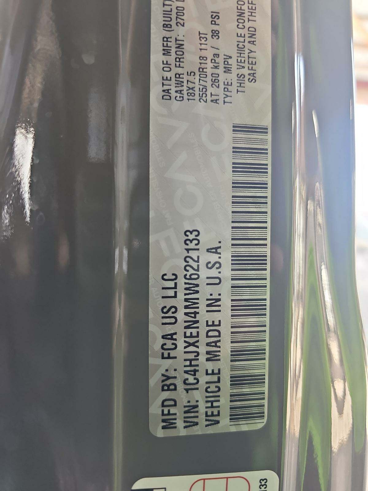 2021 Jeep Wrangler Unlimited Sahara AWD