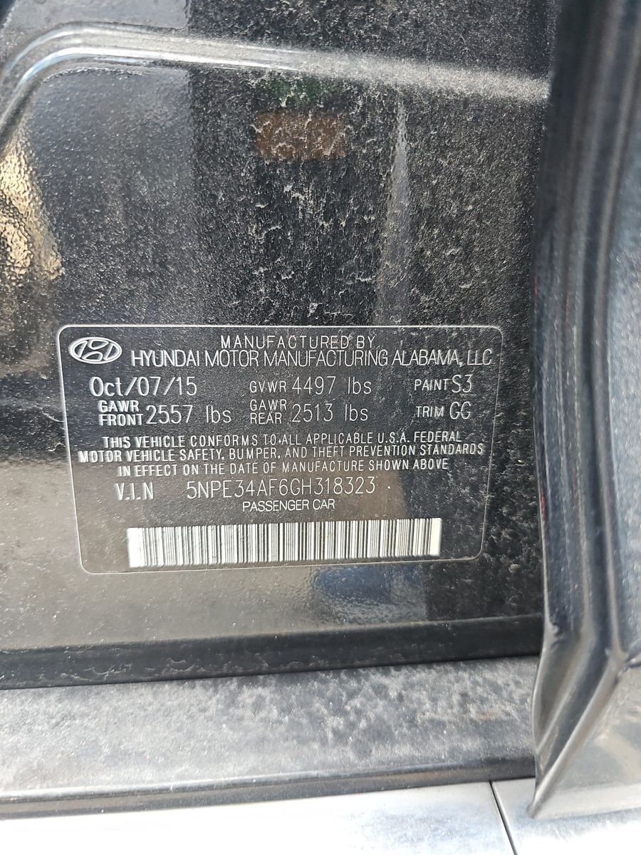 2016 Hyundai Sonata Limited FWD