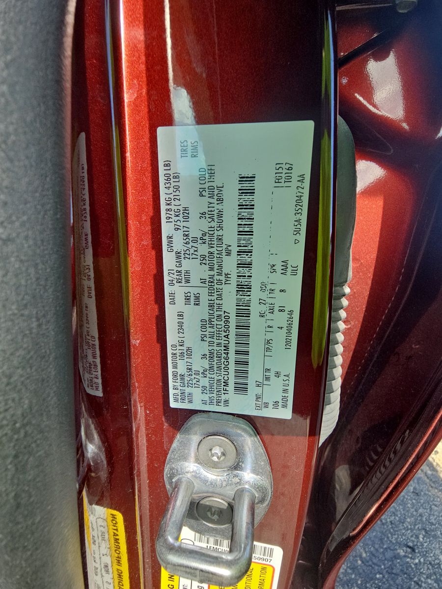 2021 Ford Escape SE FWD