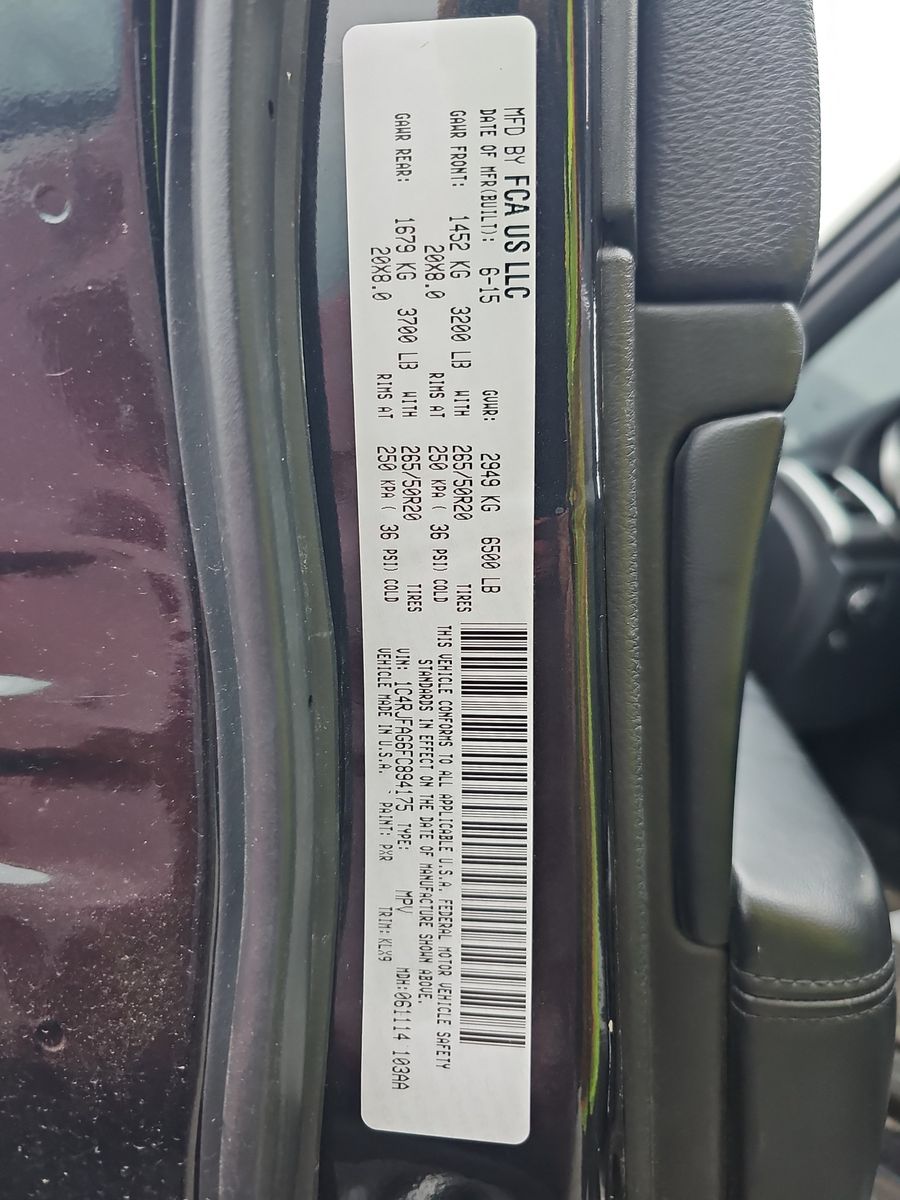 2015 Jeep Grand Cherokee Laredo Altitude Edition AWD