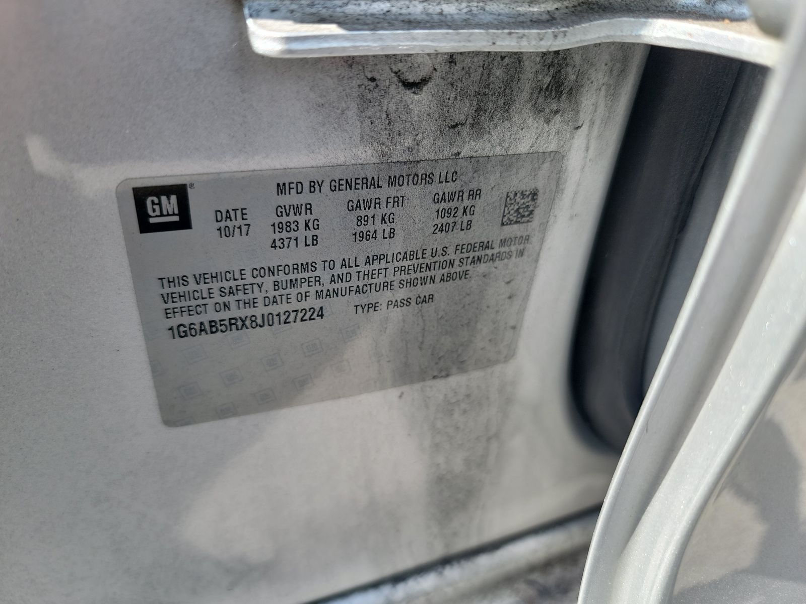 2018 Cadillac ATS Luxury RWD