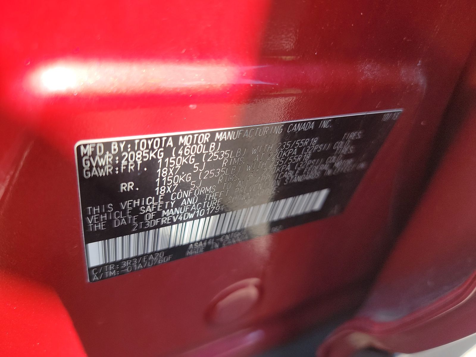 2013 Toyota RAV4 Limited AWD