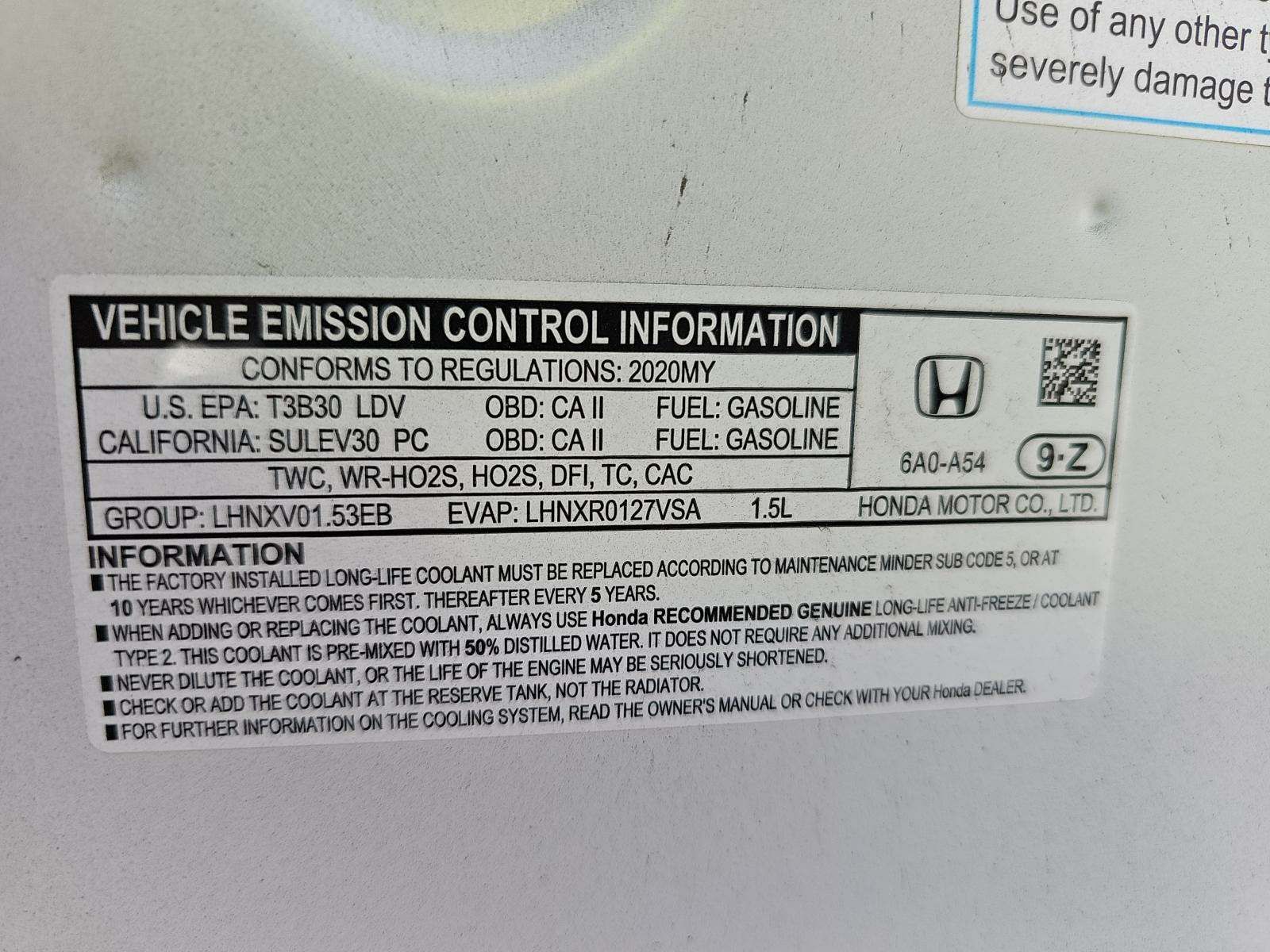 2020 Honda Accord LX FWD