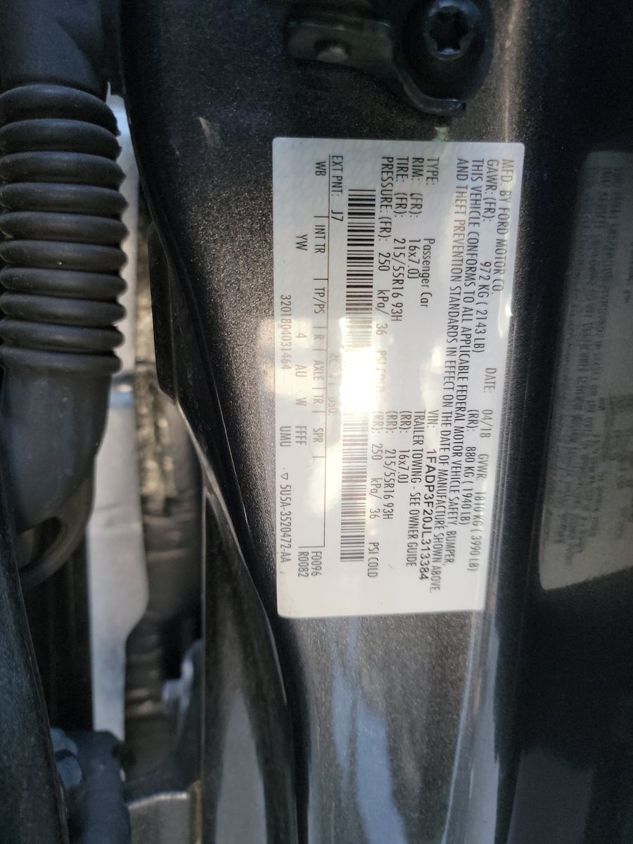 2018 Ford Focus SE FWD