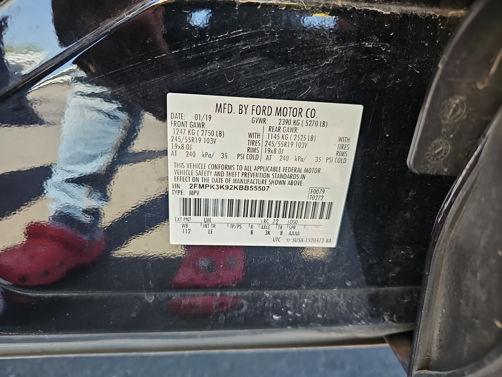 2019 Ford Edge Titanium FWD