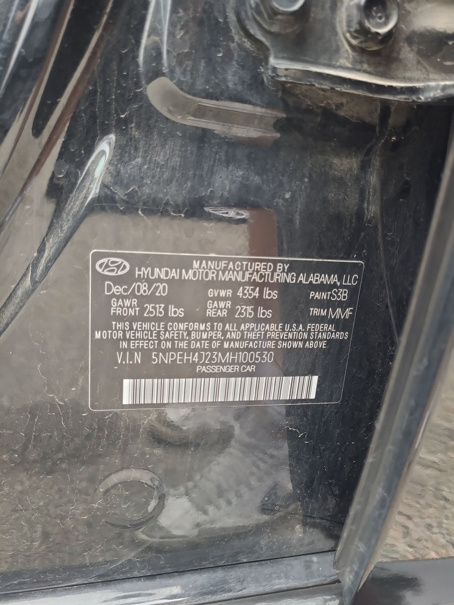 2021 Hyundai Sonata Limited FWD