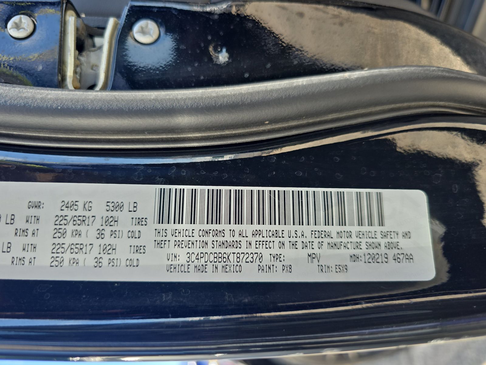 2019 Dodge Journey SE FWD