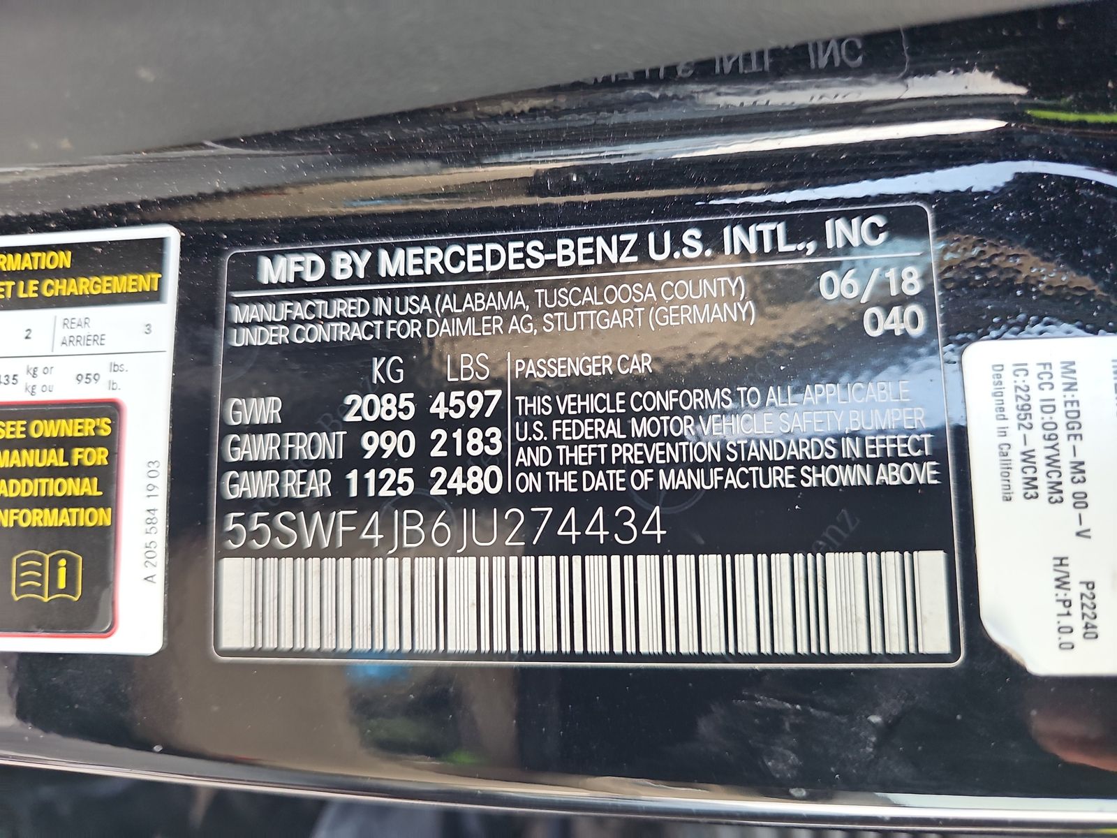 2018 Mercedes-Benz C-Class C 300 RWD