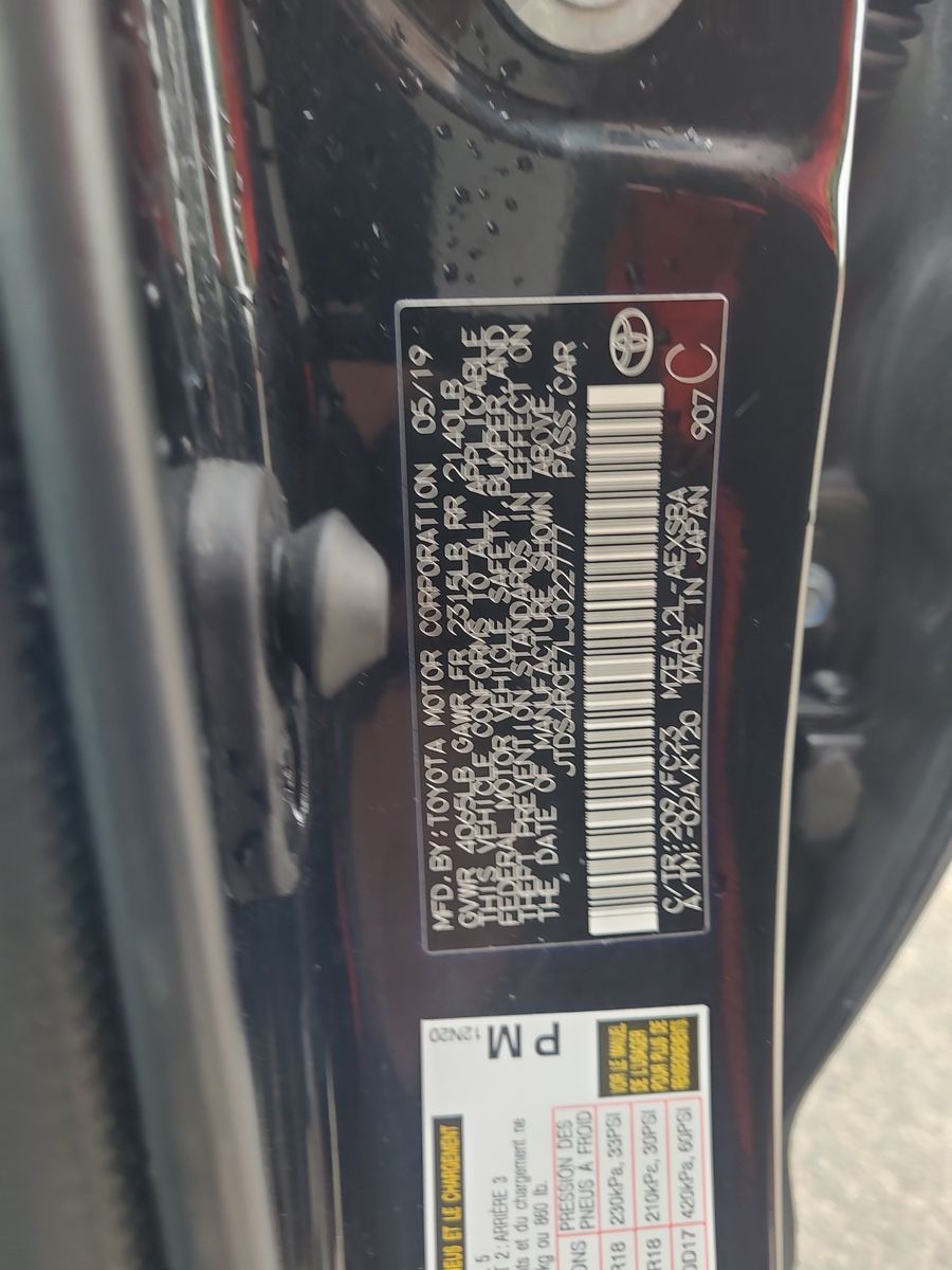 2020 Toyota Corolla SE FWD