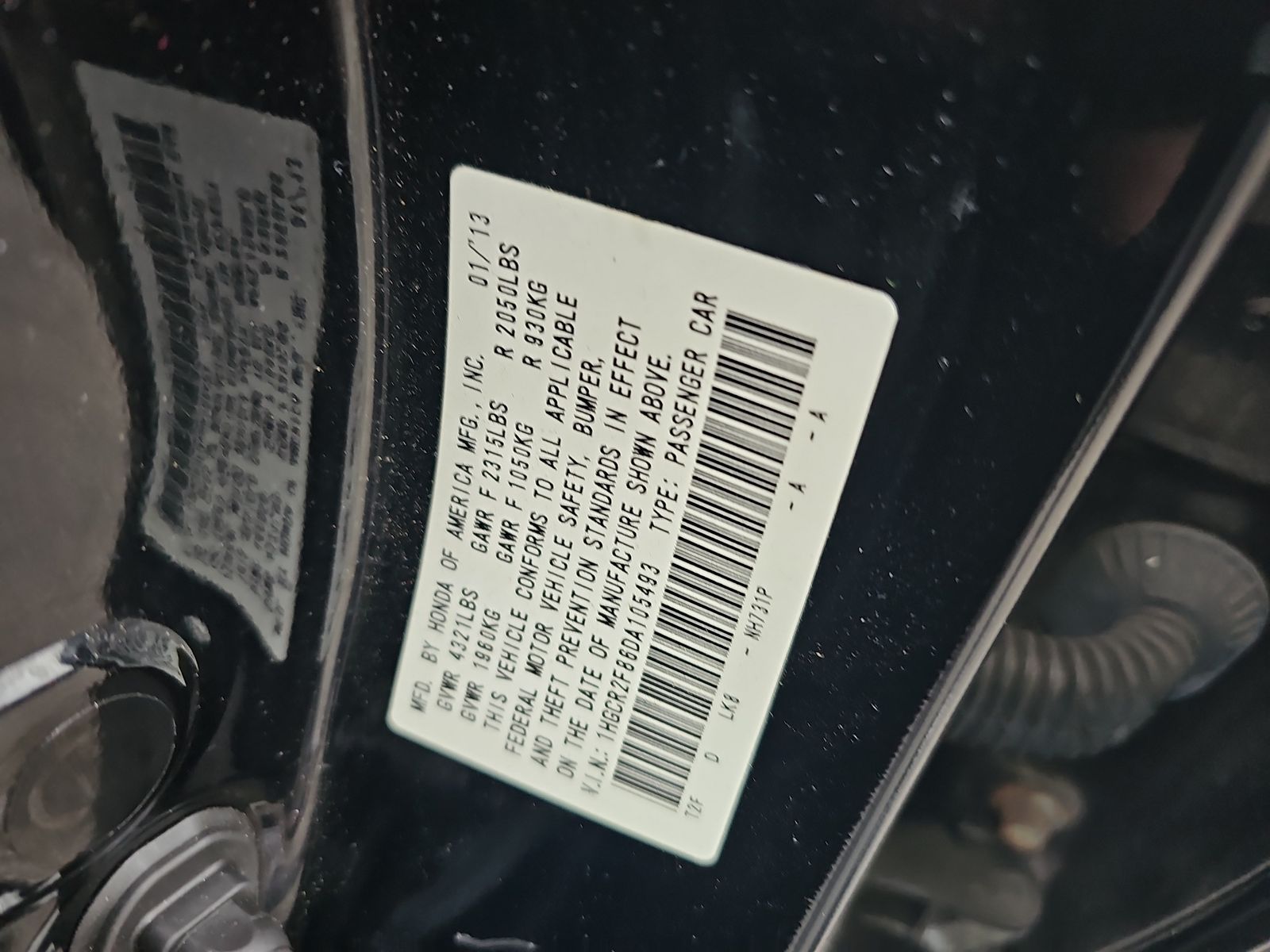 2013 Honda Accord EX-L FWD