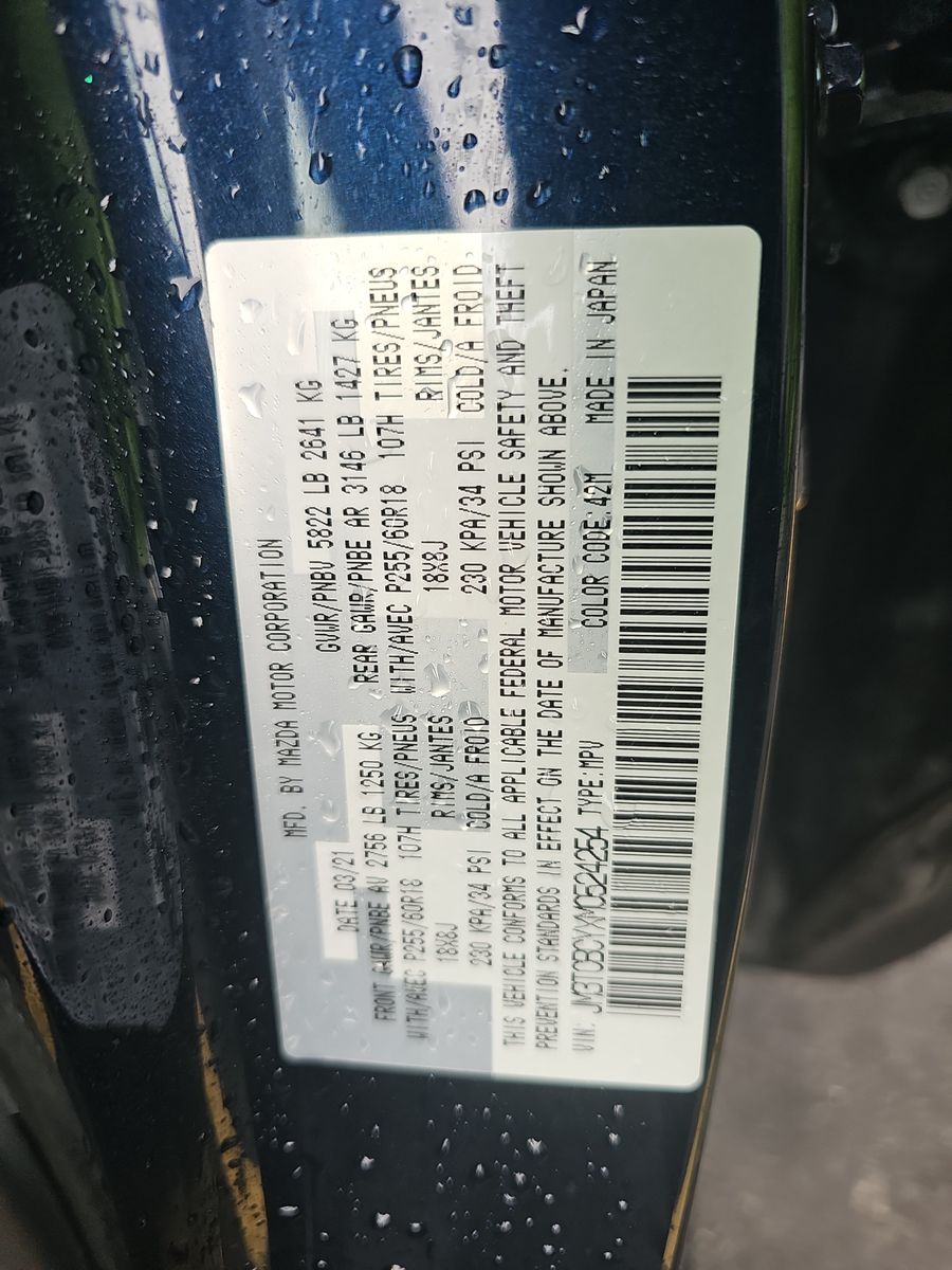 2021 MAZDA CX-9 Touring AWD