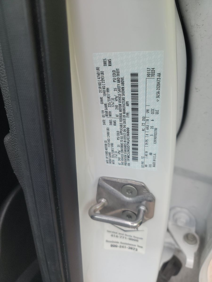 2019 Ford Escape SE AWD