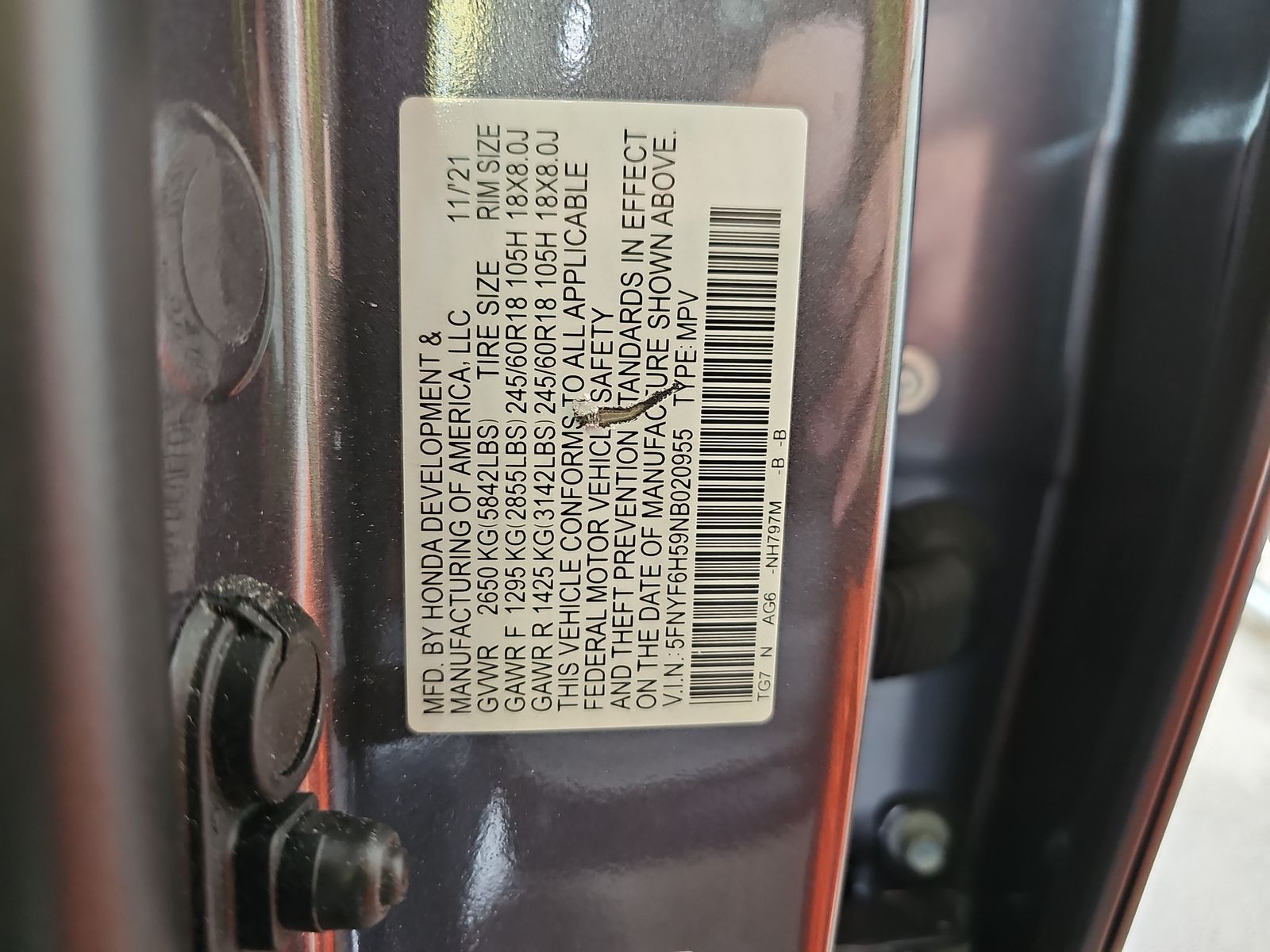 2022 Honda Pilot EX-L AWD