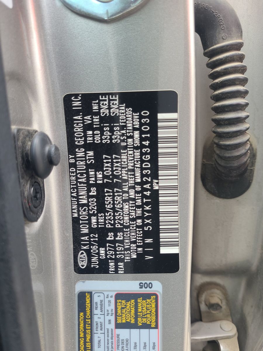 2013 Kia Sorento LX FWD