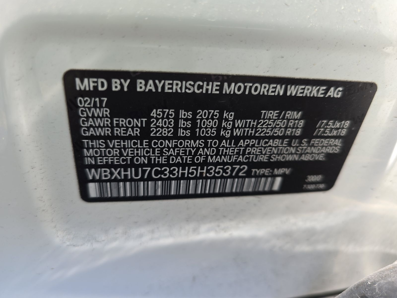 2017 BMW X1 sDrive28i FWD