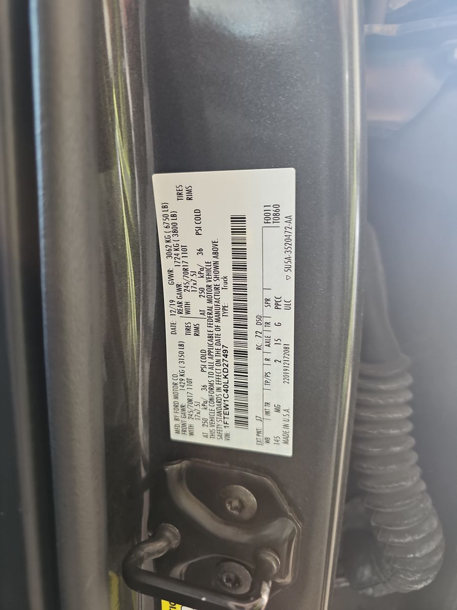 2020 Ford F-150 XLT RWD