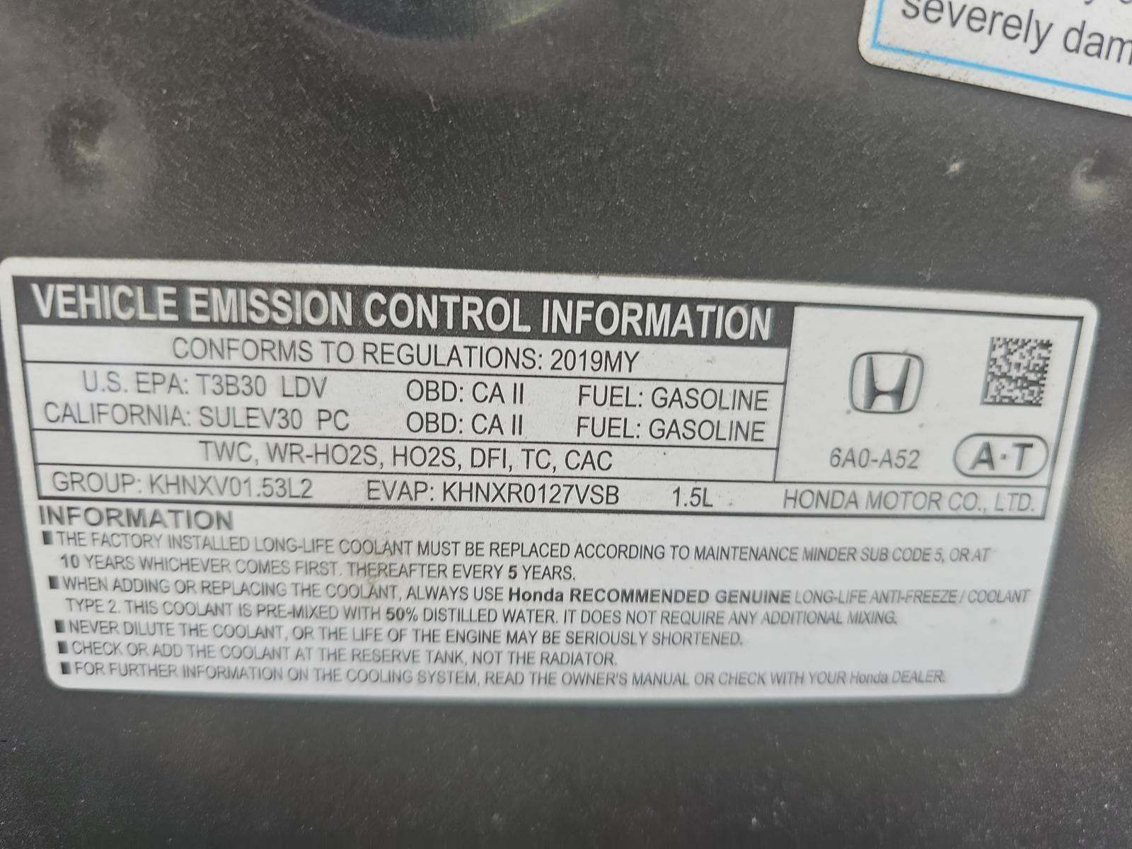 2019 Honda Accord LX FWD