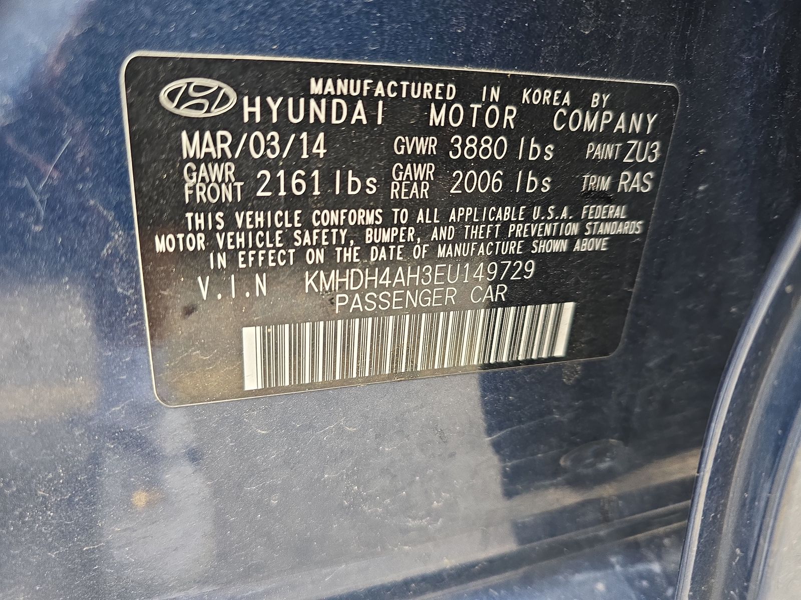 2014 Hyundai Elantra Sport FWD