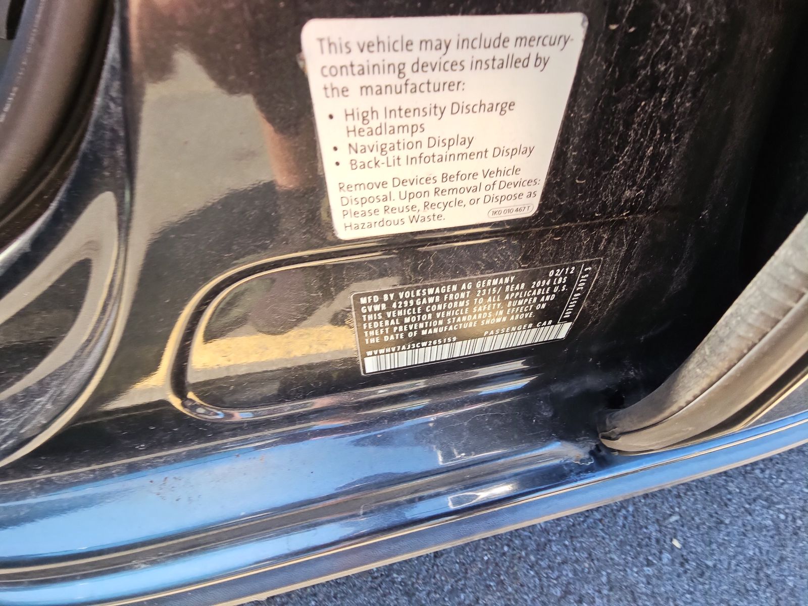 2012 Volkswagen Golf GTI 2.0T FWD