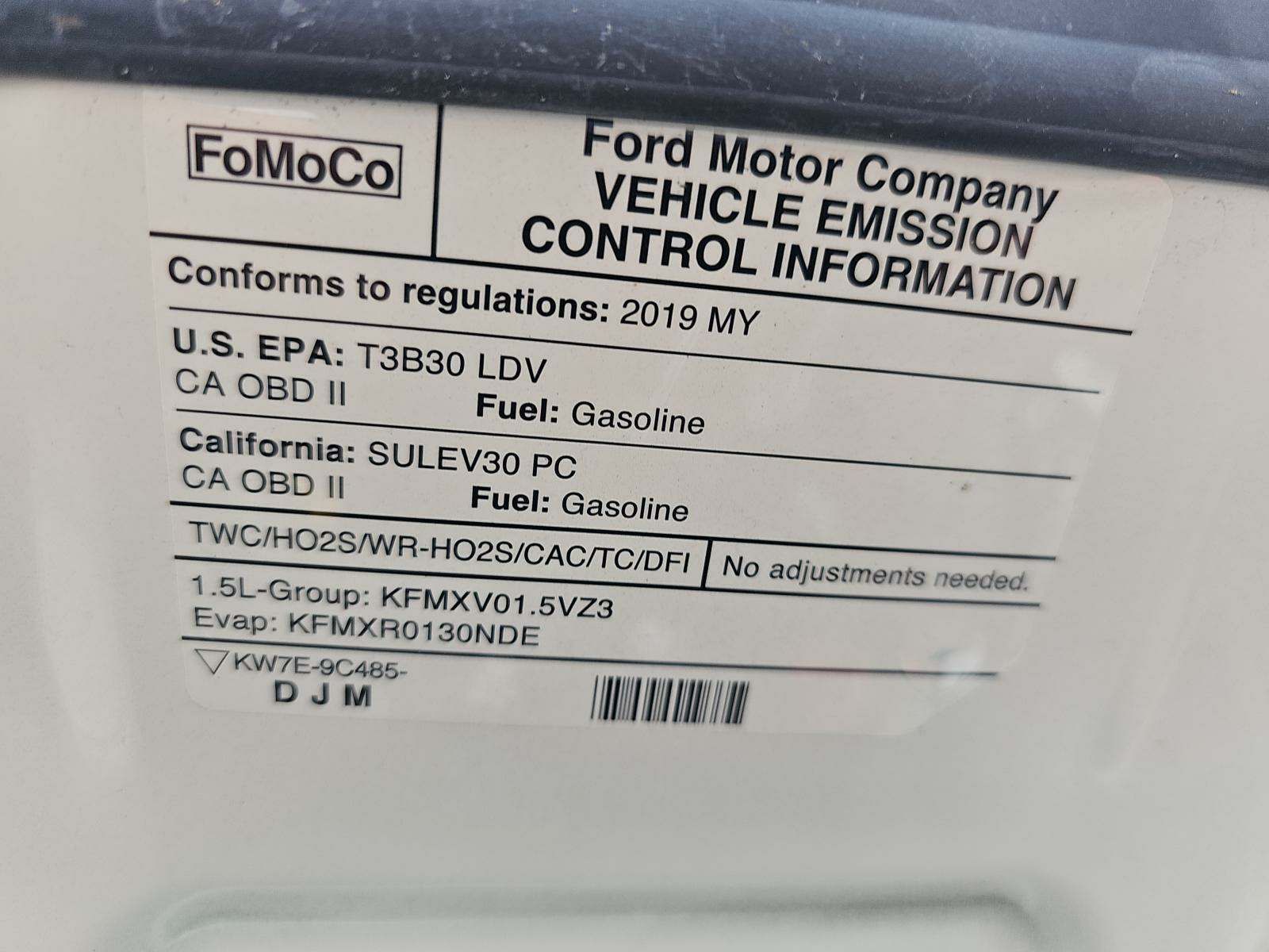 2019 Ford Fusion SE FWD