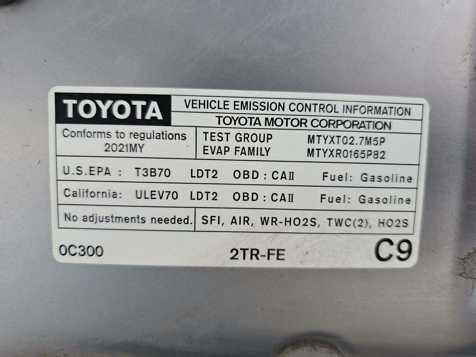 2021 Toyota Tacoma SR5 RWD