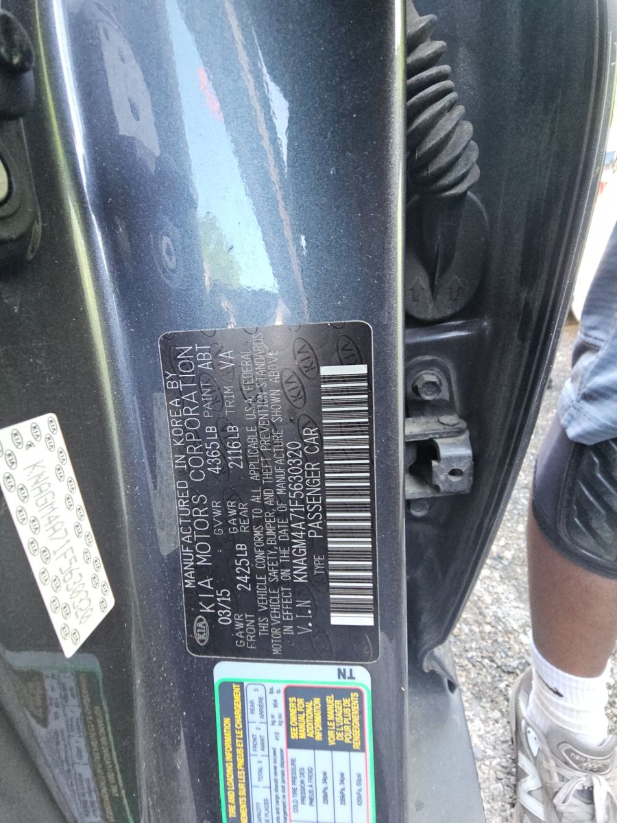 2015 Kia Optima LX FWD