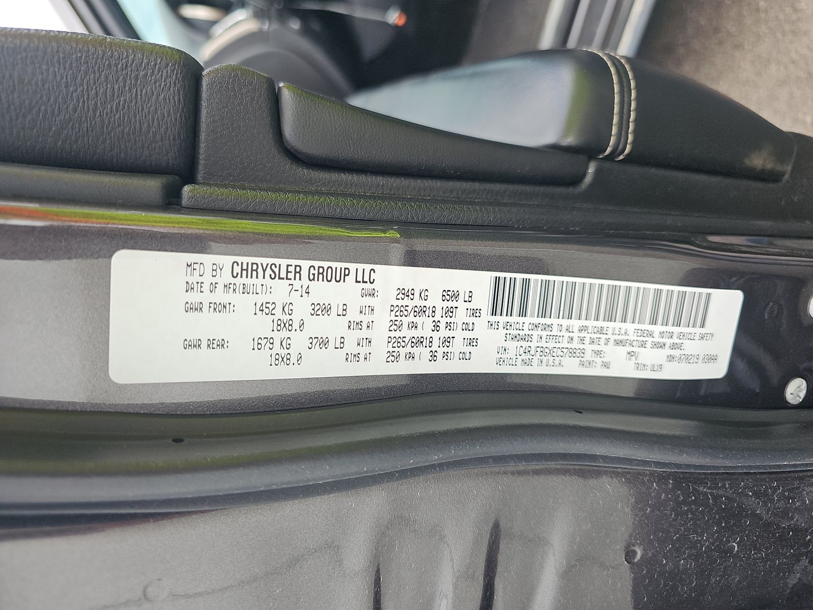 2014 Jeep Grand Cherokee Limited AWD