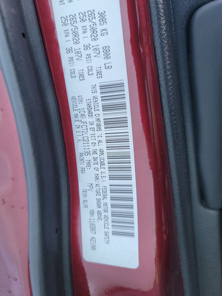 2020 Jeep Grand Cherokee Overland High Altitude Edition AWD