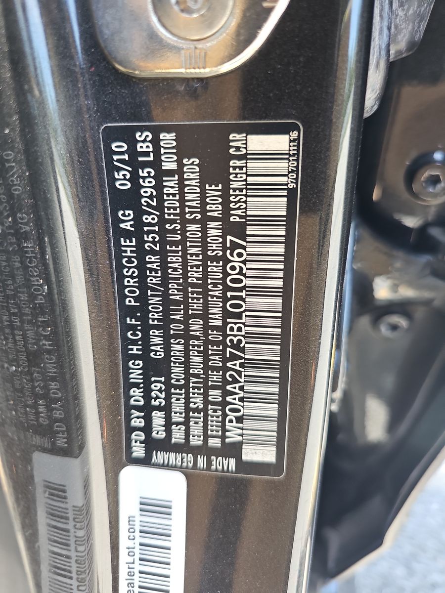 2011 Porsche Panamera 4 AWD