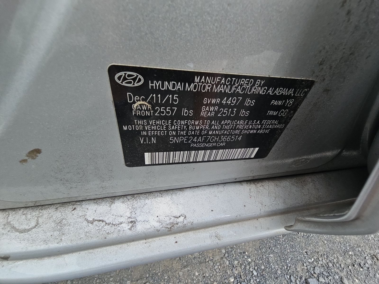 2016 Hyundai Sonata SE FWD