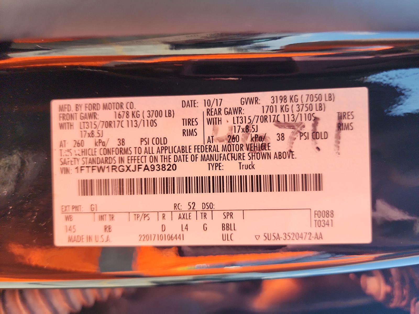 2018 Ford F-150 Raptor AWD