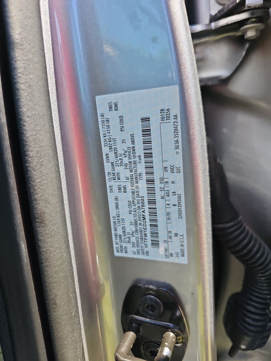 2021 Ford F-150 Hybrid Platinum AWD